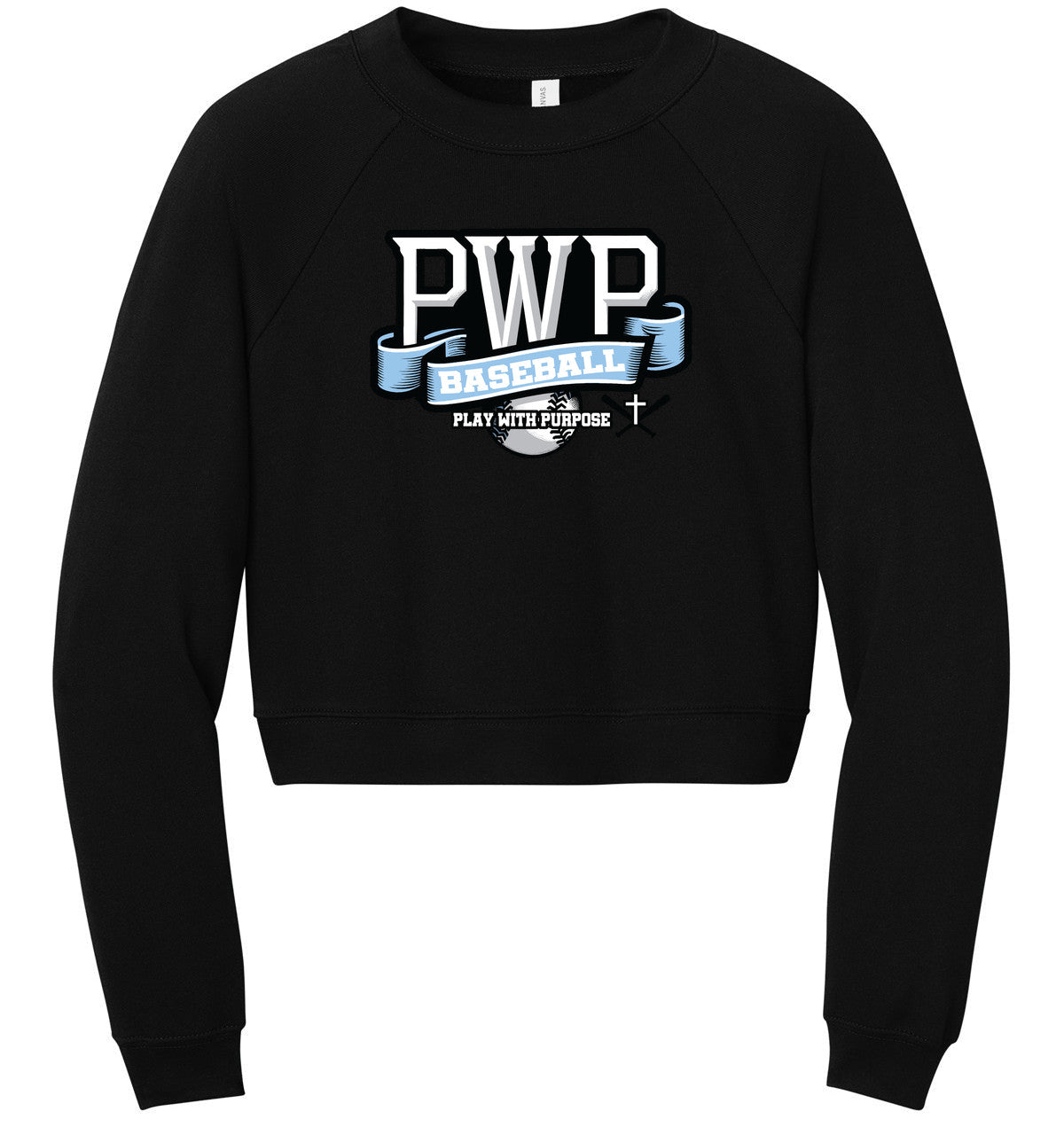 BELLA+CANVAS Women’s Raglan Sponge Fleece Crew