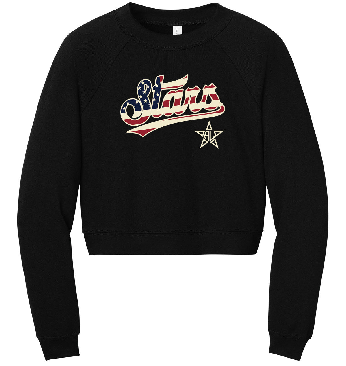BELLA+CANVAS Women’s Raglan Sponge Fleece Crew