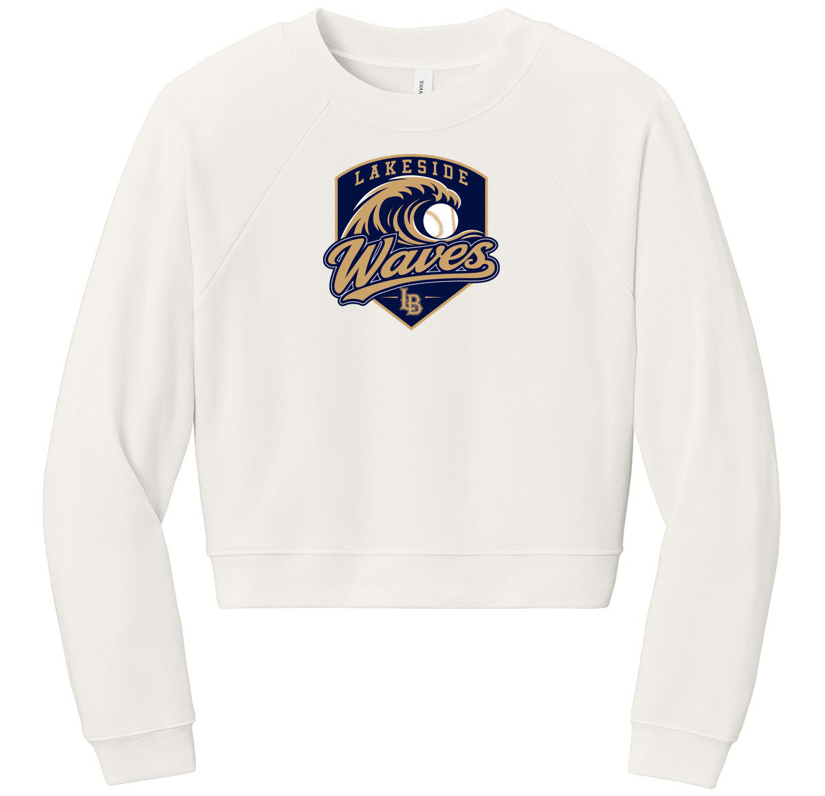BELLA+CANVAS Women’s Raglan Sponge Fleece Crew