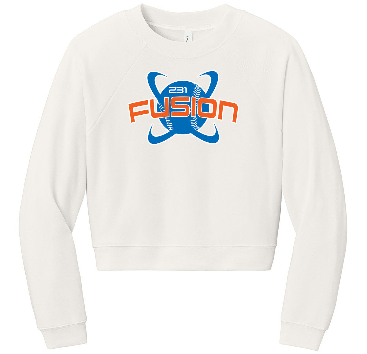 BELLA+CANVAS Women’s Raglan Sponge Fleece Crew
