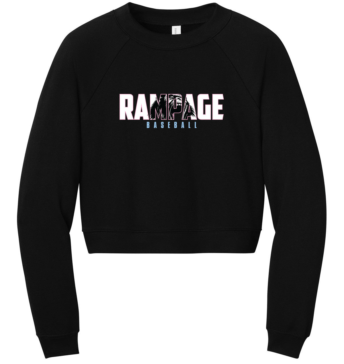 BELLA+CANVAS Women’s Raglan Sponge Fleece Crew