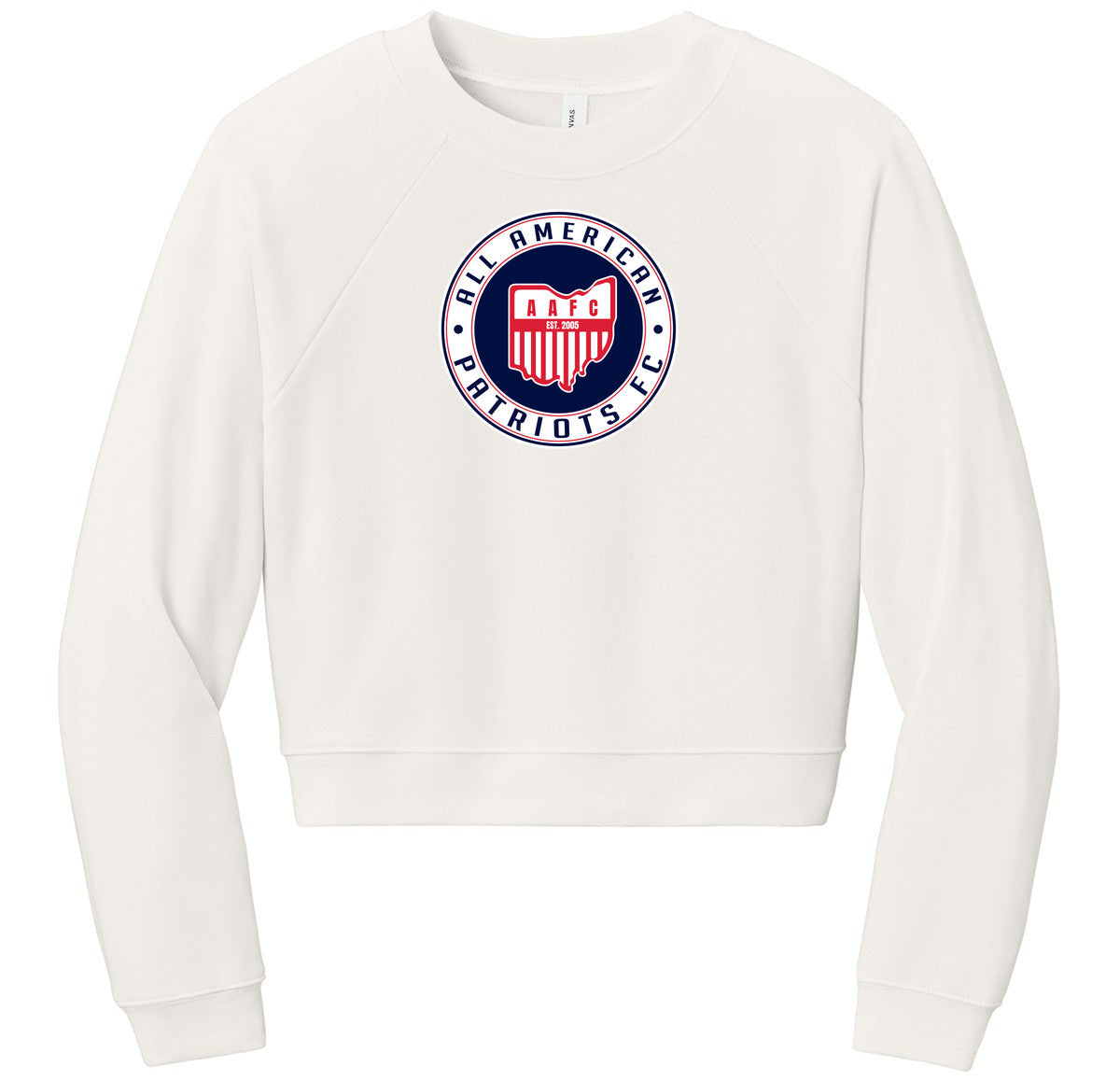 BELLA+CANVAS Women’s Raglan Sponge Fleece Crew