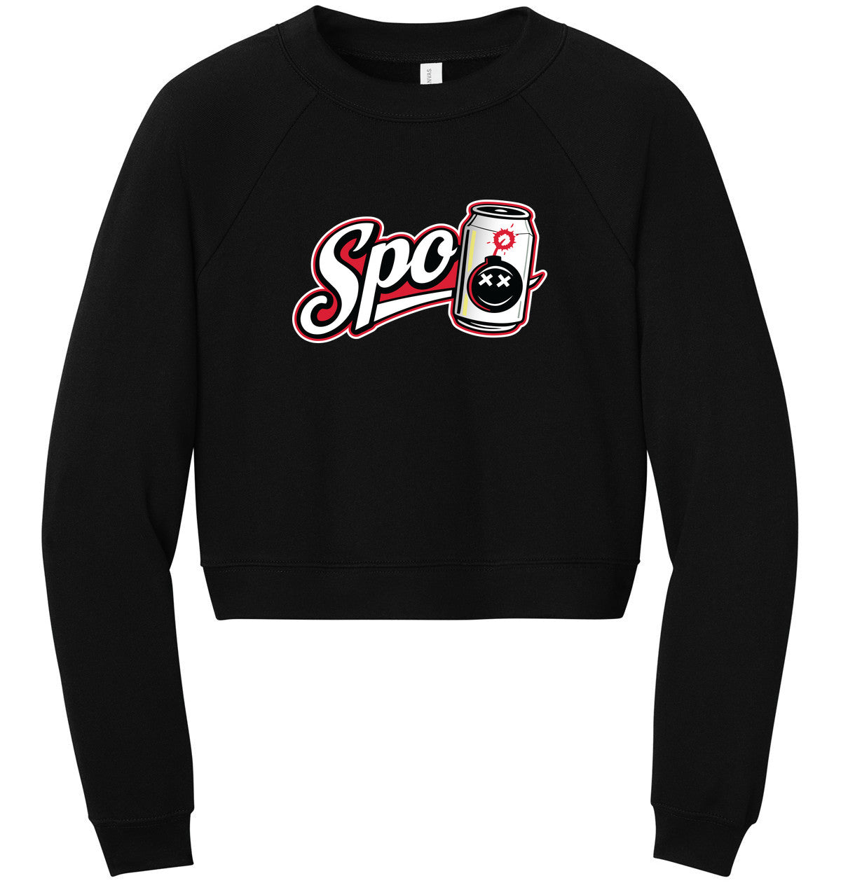 BELLA+CANVAS Women’s Raglan Sponge Fleece Crew