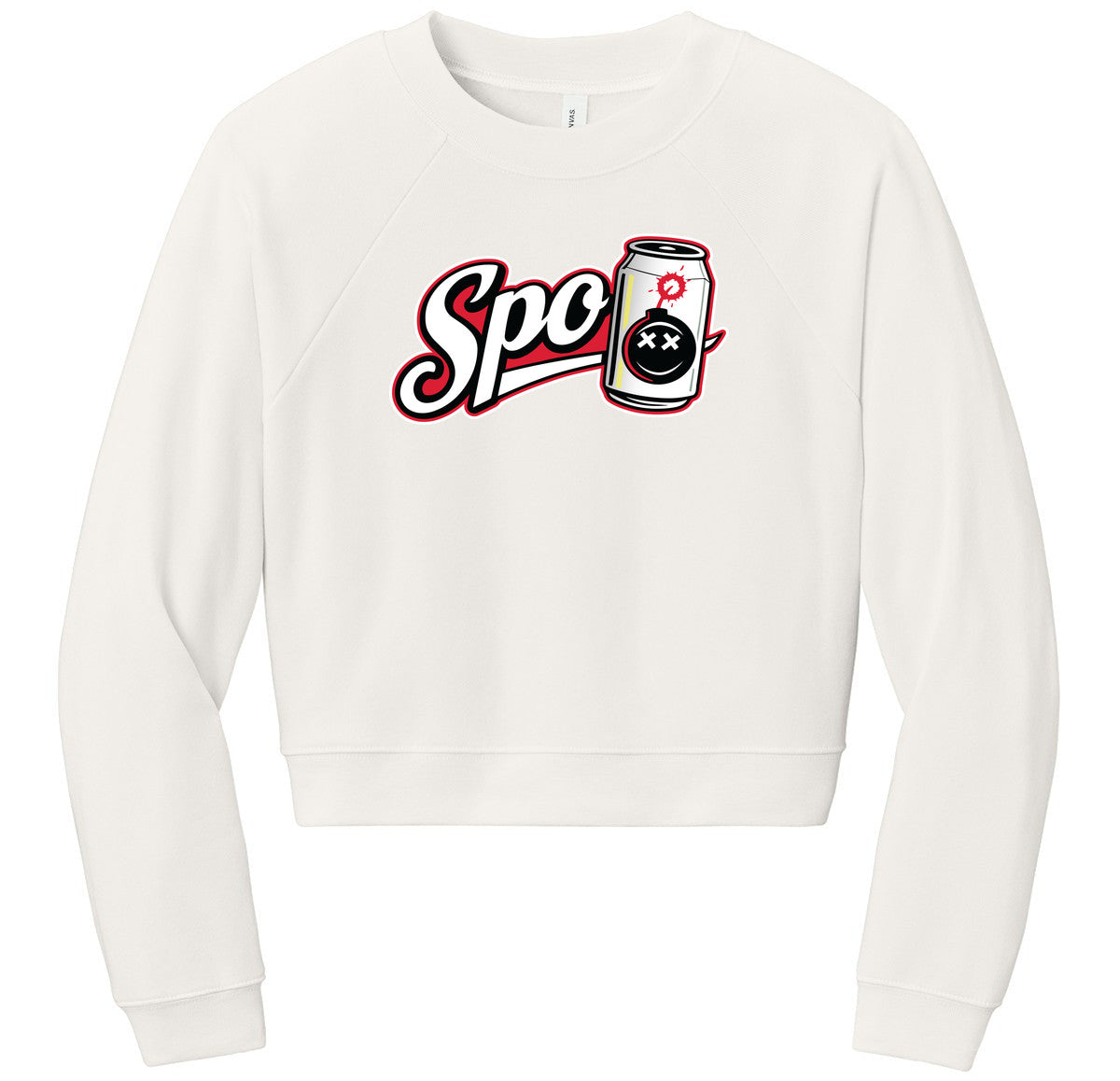 BELLA+CANVAS Women’s Raglan Sponge Fleece Crew
