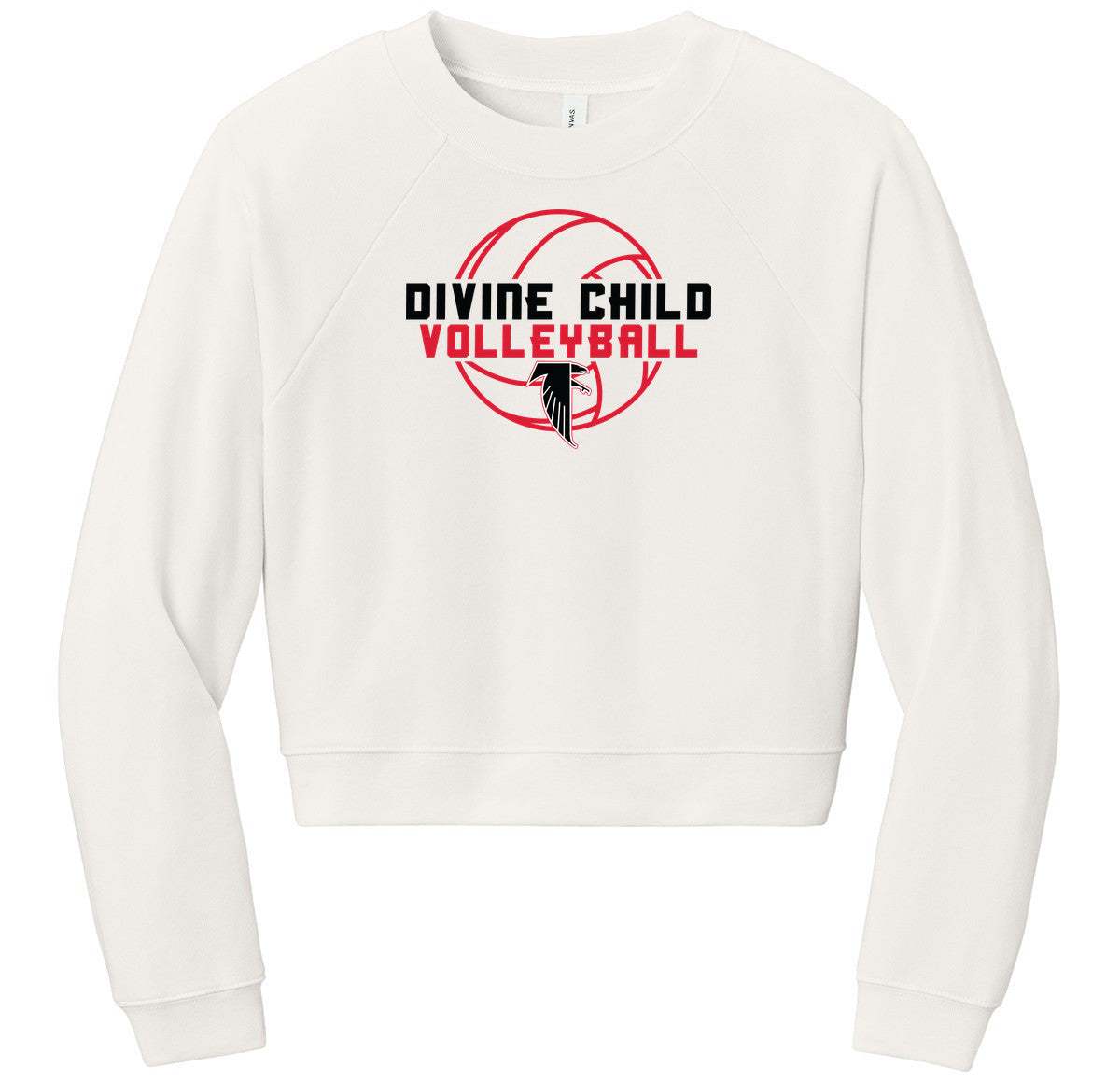 BELLA+CANVAS Women’s Raglan Sponge Fleece Crew