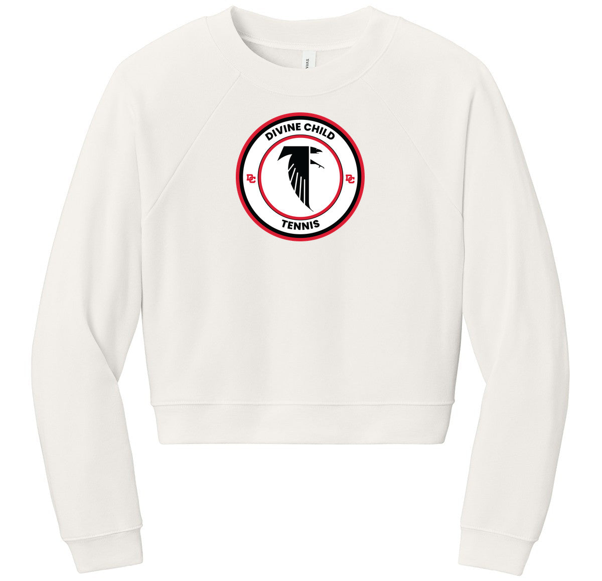 BELLA+CANVAS Women’s Raglan Sponge Fleece Crew