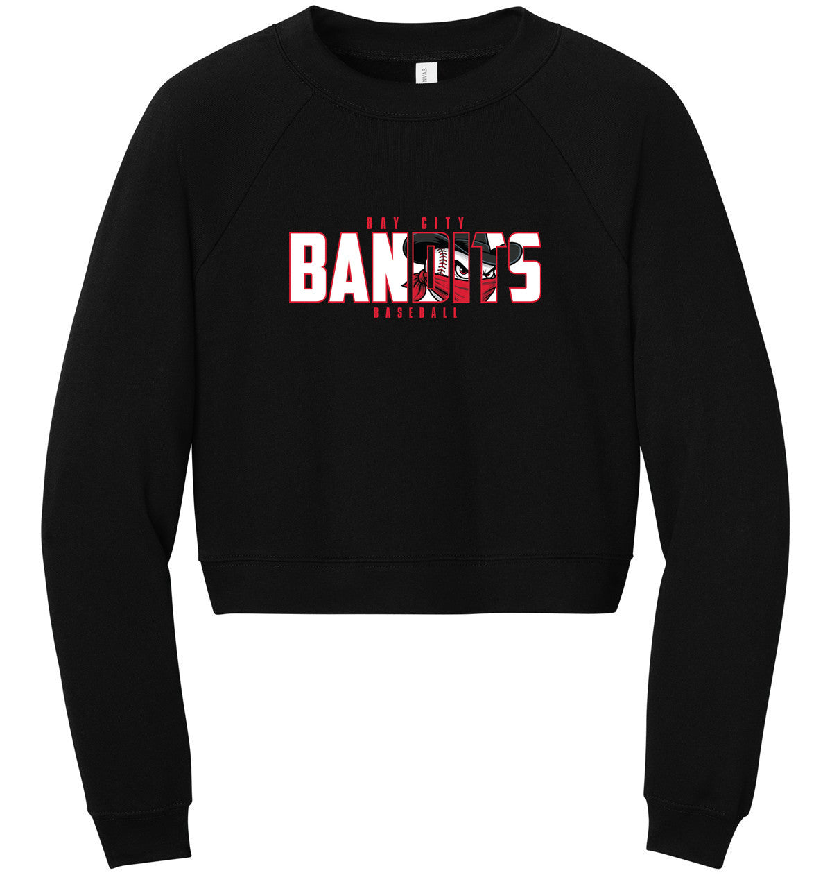 BELLA+CANVAS Women’s Raglan Sponge Fleece Crew