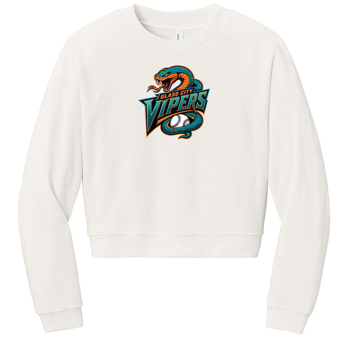 BELLA+CANVAS Women’s Raglan Sponge Fleece Crew