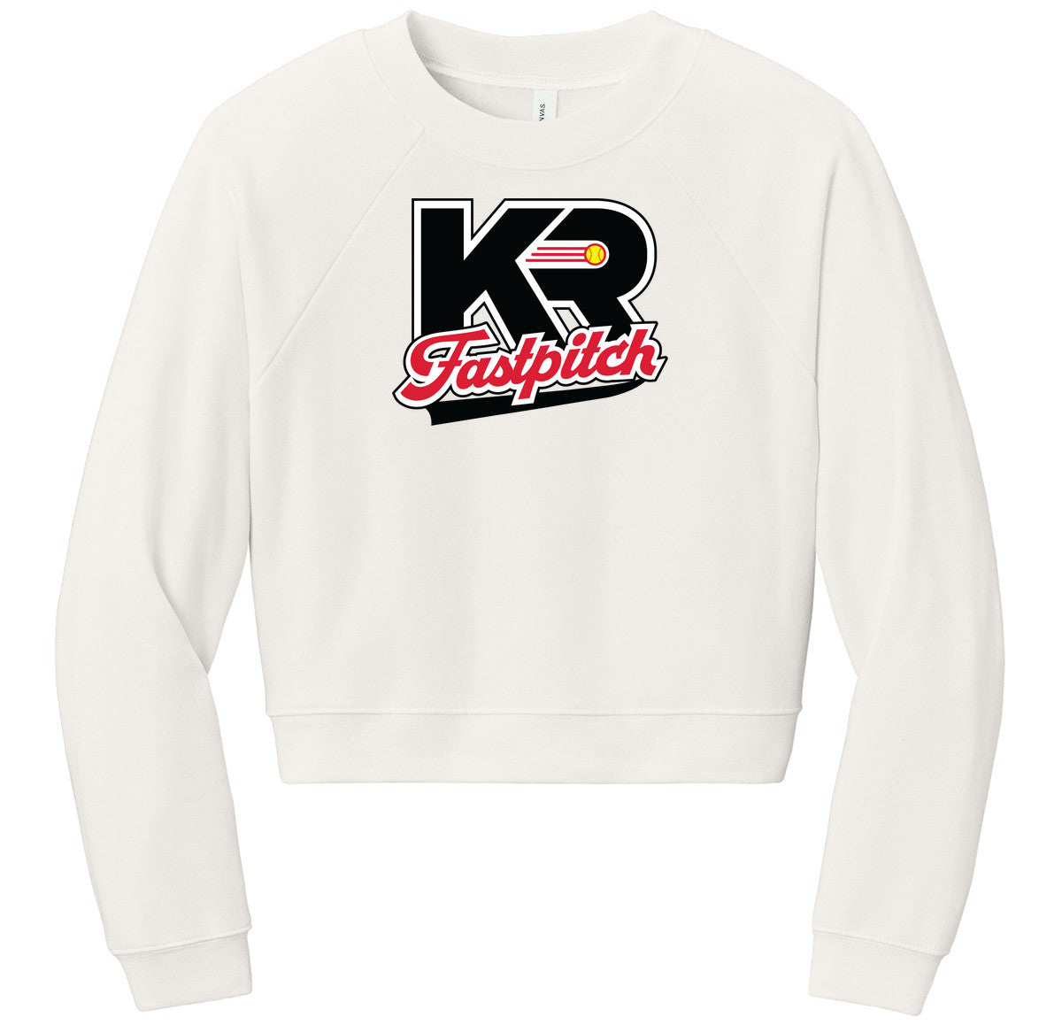 BELLA+CANVAS Women’s Raglan Sponge Fleece Crew