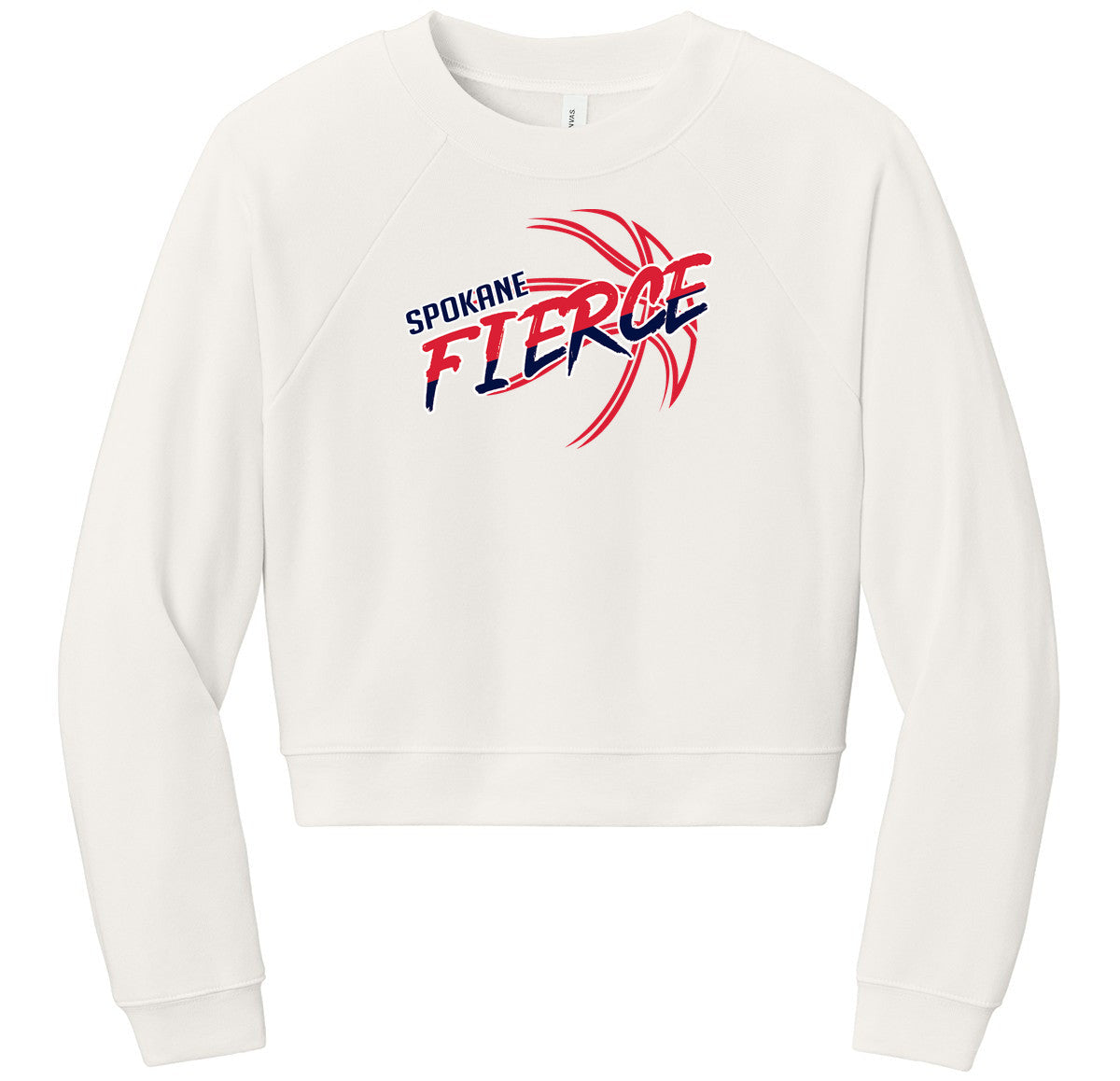 BELLA+CANVAS Women’s Raglan Sponge Fleece Crew