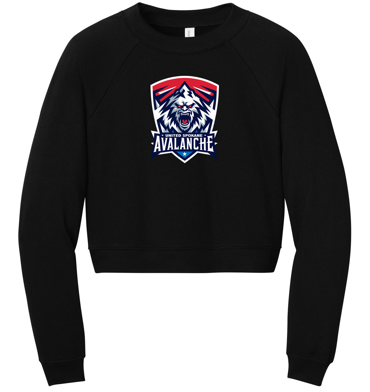 BELLA+CANVAS Women’s Raglan Sponge Fleece Crew