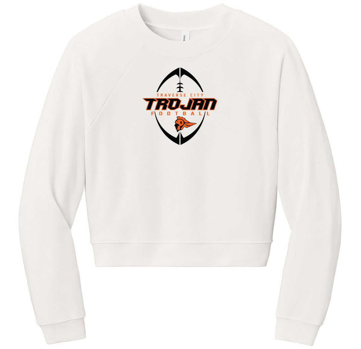 BELLA+CANVAS Women’s Raglan Sponge Fleece Crew