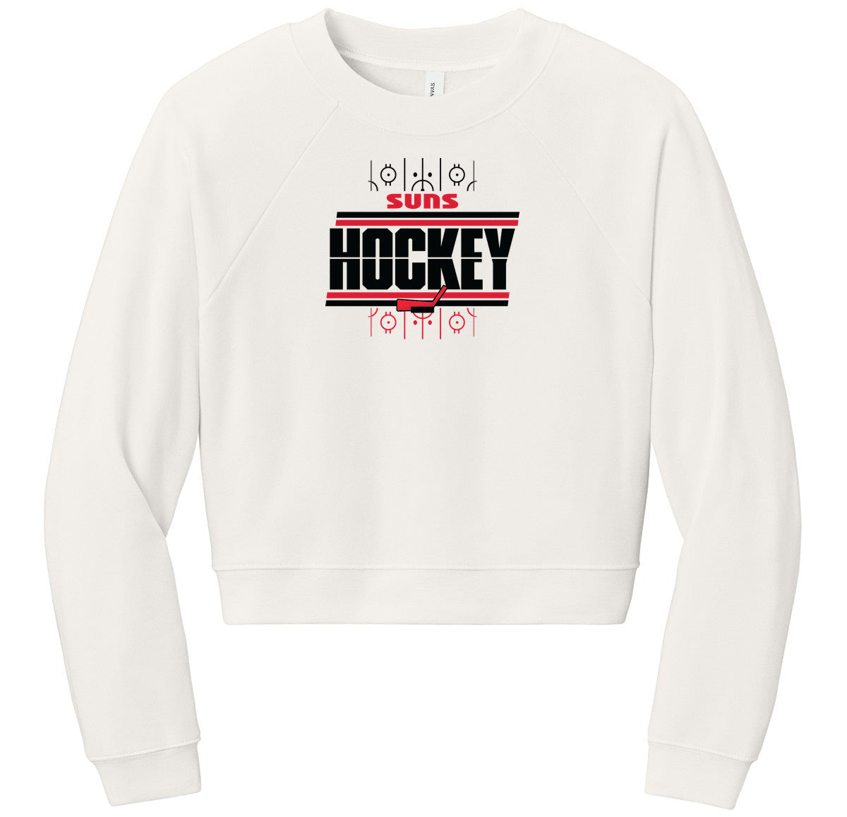 BELLA+CANVAS Women’s Raglan Sponge Fleece Crew