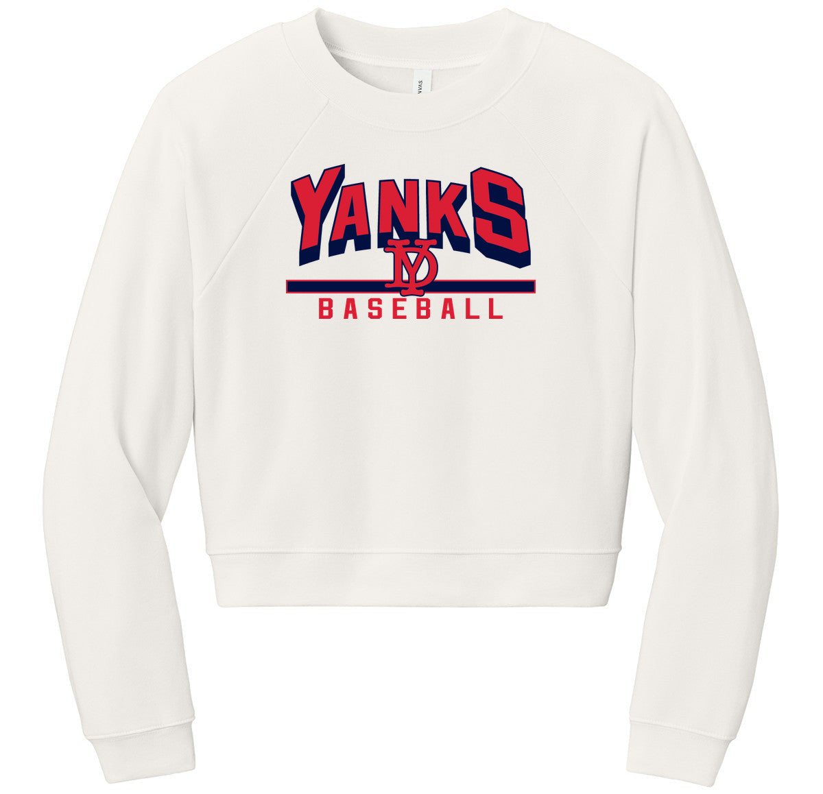 BELLA+CANVAS Women’s Raglan Sponge Fleece Crew