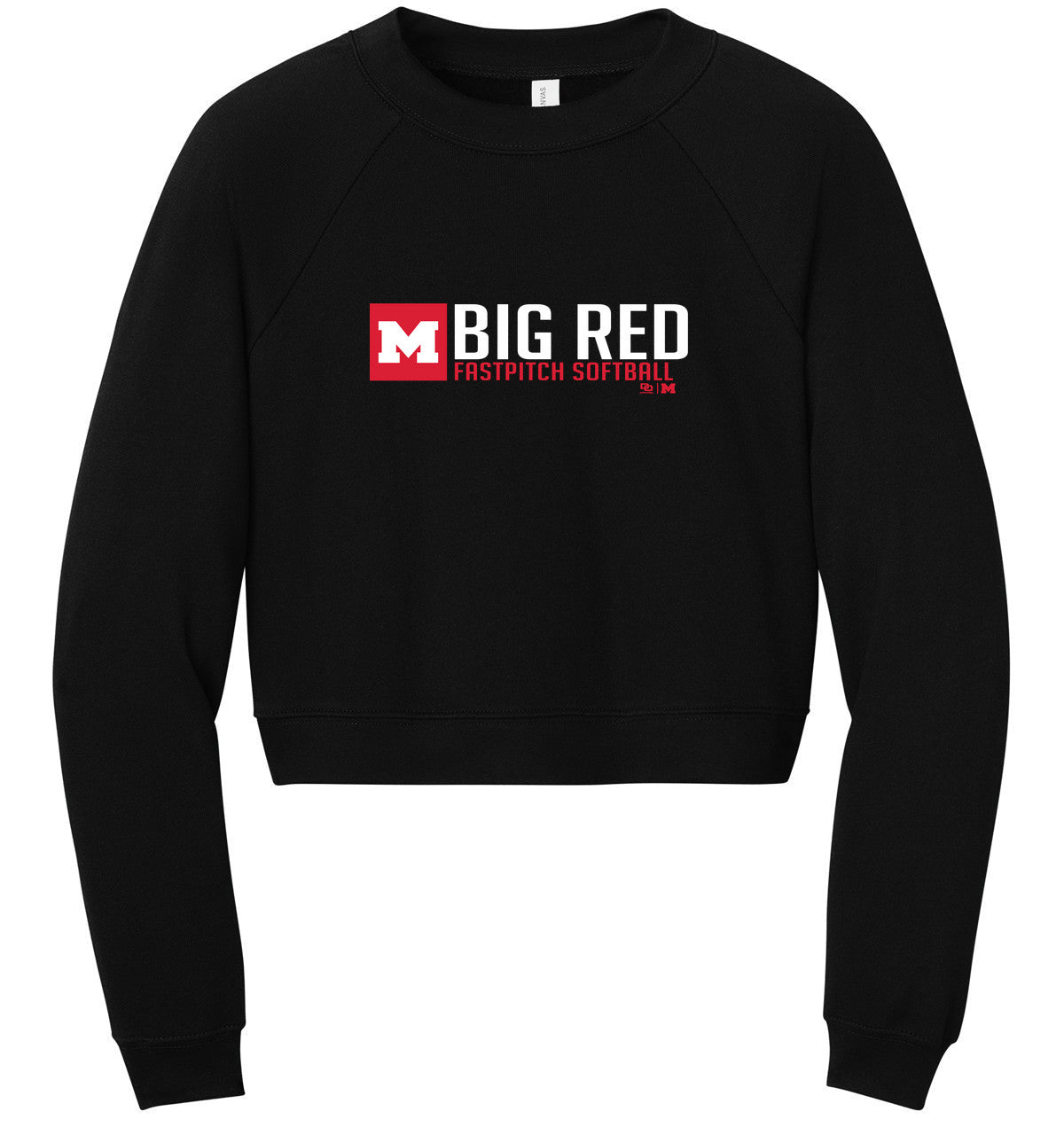BELLA+CANVAS Women’s Raglan Sponge Fleece Crew