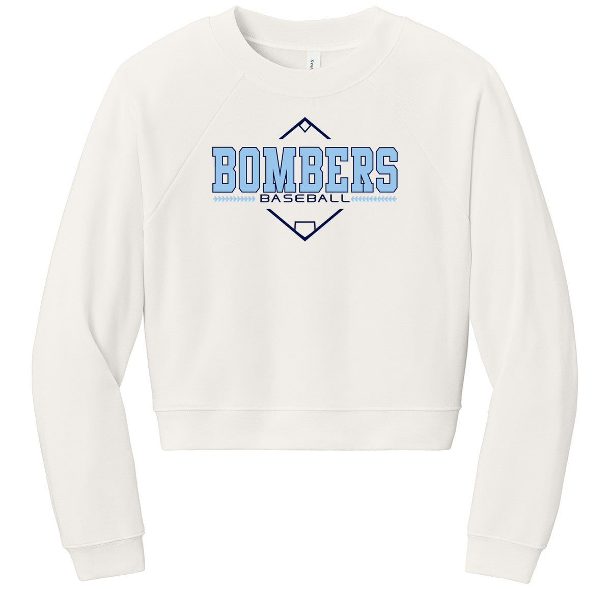 BELLA+CANVAS Women’s Raglan Sponge Fleece Crew