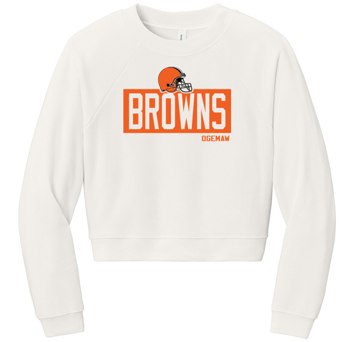 BELLA+CANVAS Women’s Raglan Sponge Fleece Crew