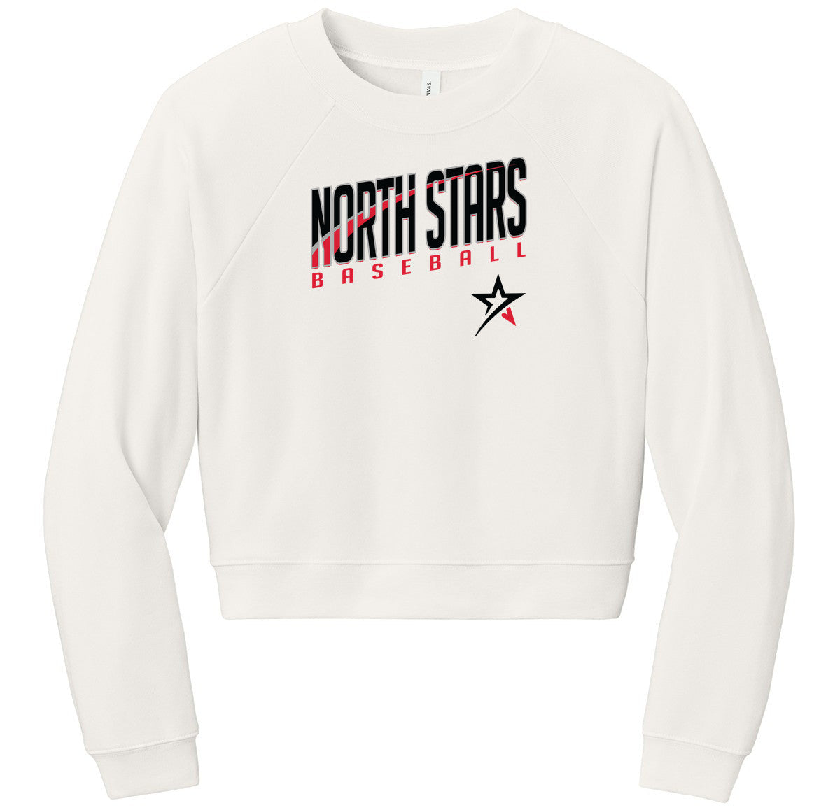 BELLA+CANVAS Women’s Raglan Sponge Fleece Crew