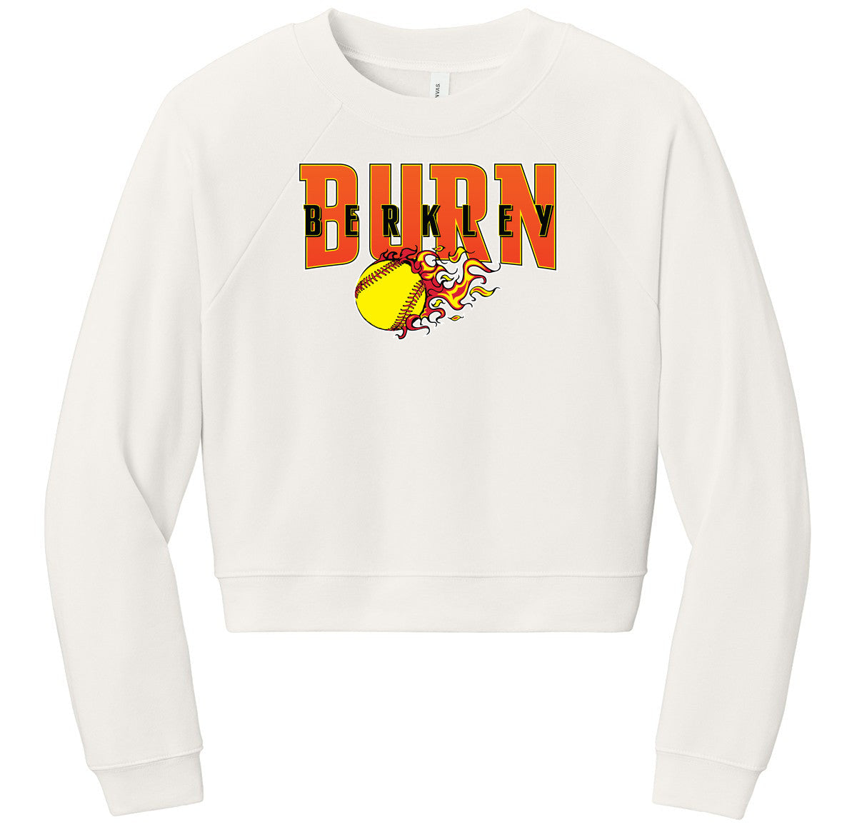 BELLA+CANVAS Women’s Raglan Sponge Fleece Crew