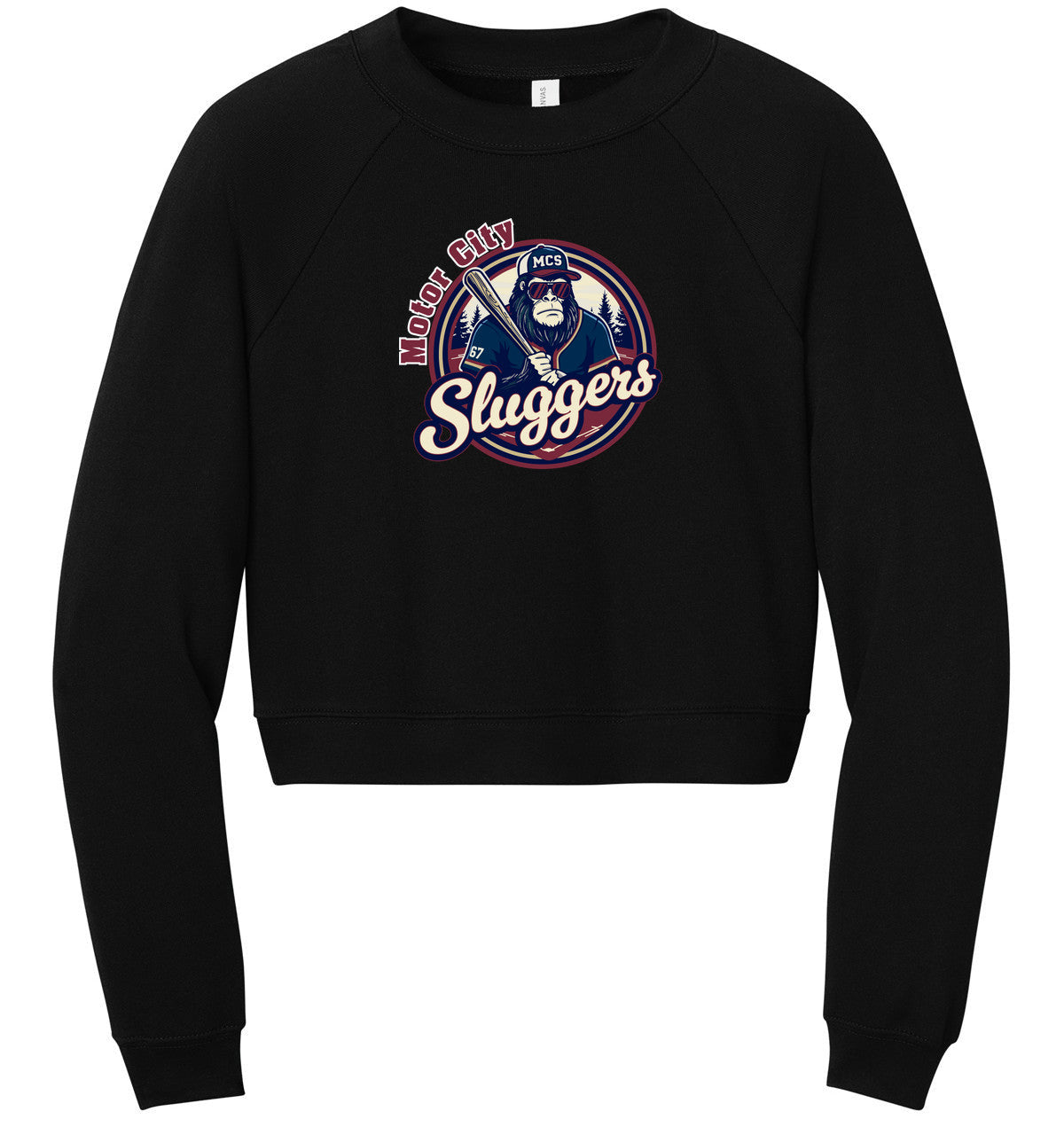 BELLA+CANVAS Women’s Raglan Sponge Fleece Crew
