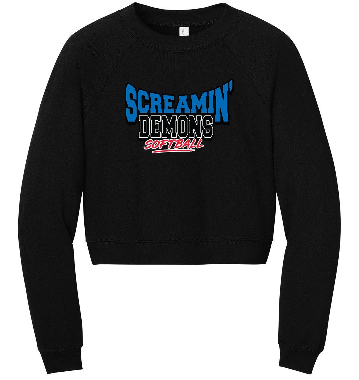 BELLA+CANVAS Women’s Raglan Sponge Fleece Crew
