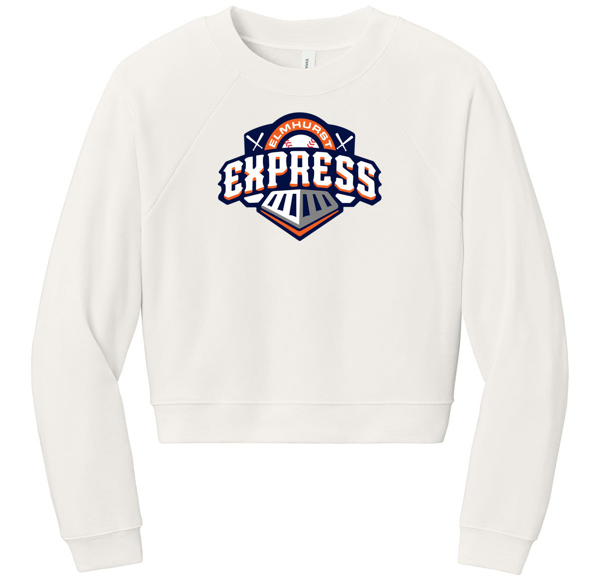 BELLA+CANVAS Women’s Raglan Sponge Fleece Crew