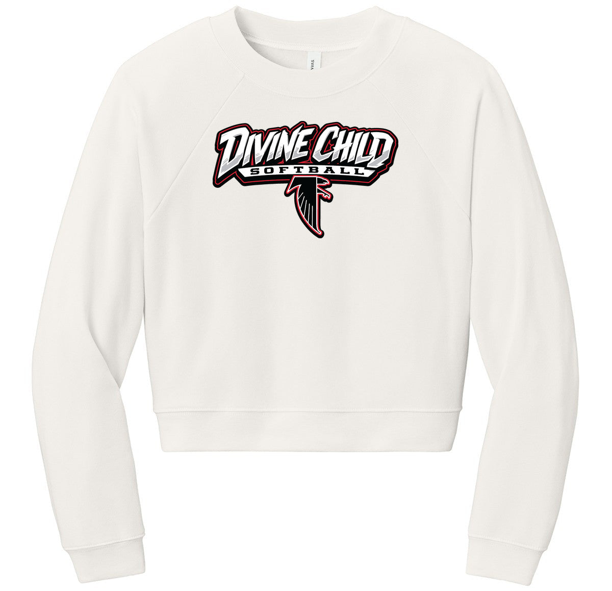BELLA+CANVAS Women’s Raglan Sponge Fleece Crew