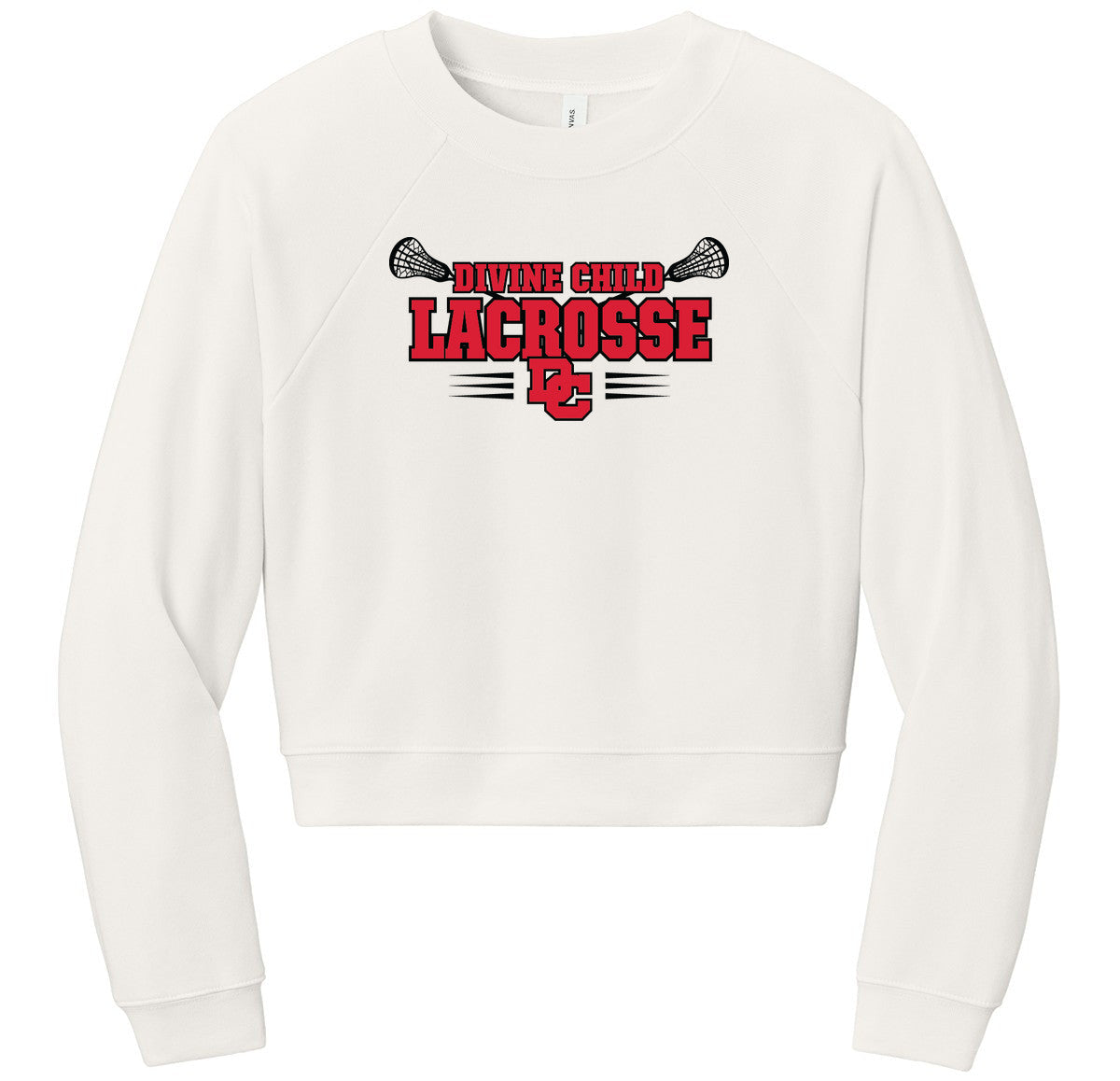 BELLA+CANVAS Women’s Raglan Sponge Fleece Crew