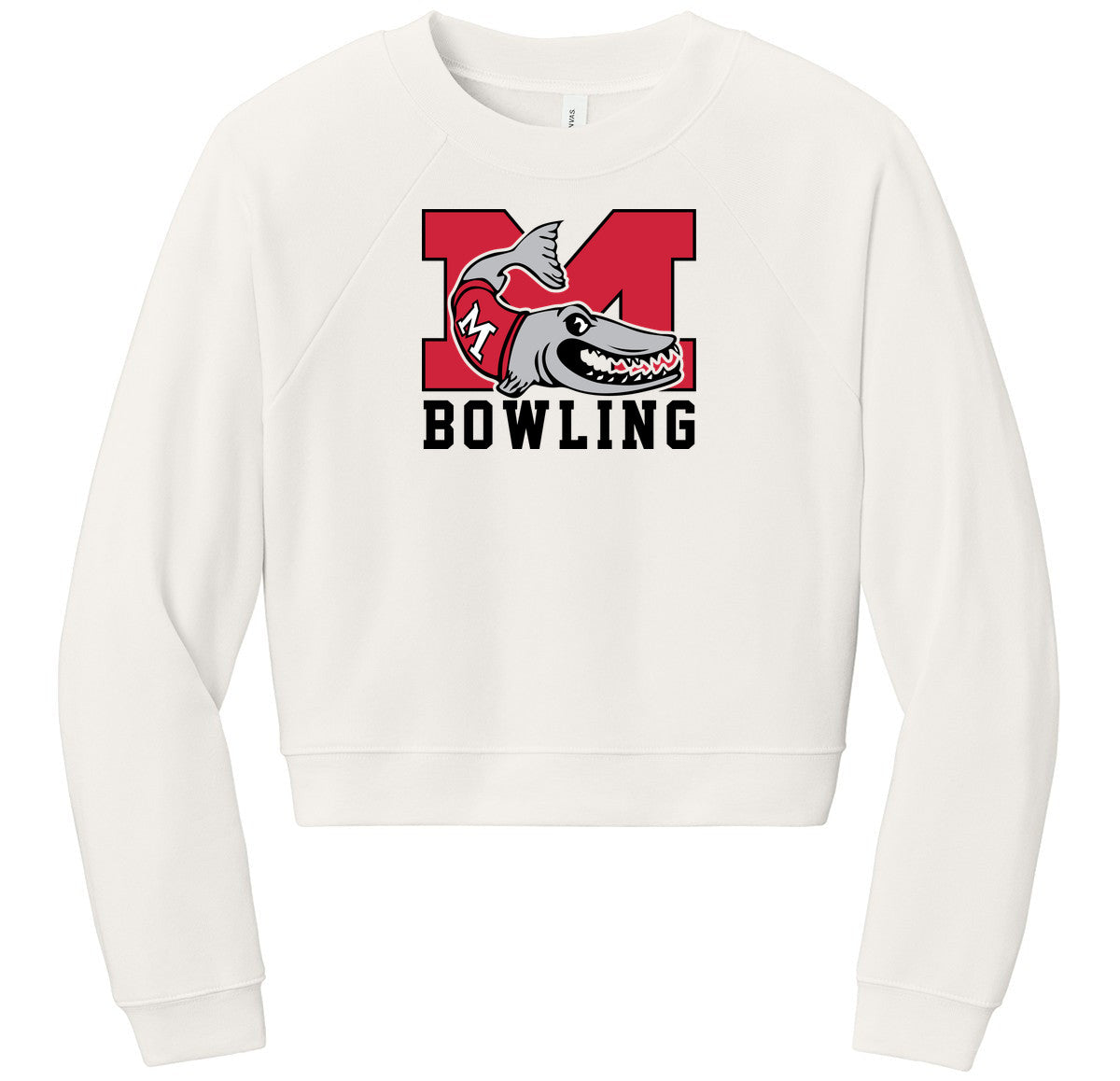 BELLA+CANVAS Women’s Raglan Sponge Fleece Crew