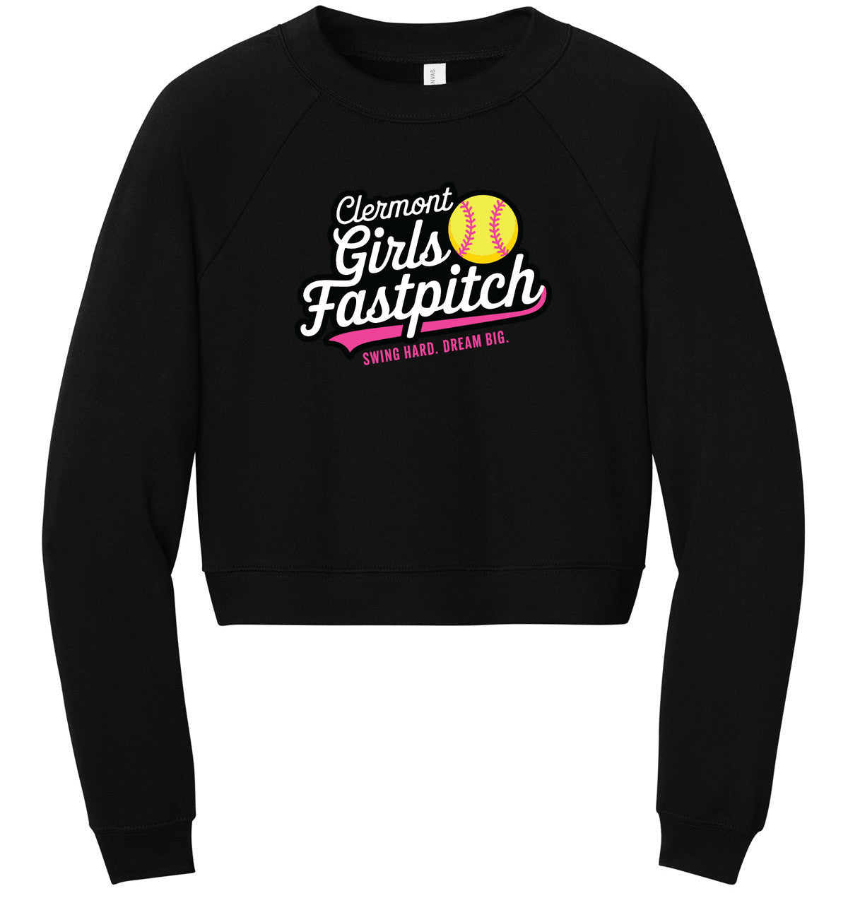 BELLA+CANVAS Women’s Raglan Sponge Fleece Crew