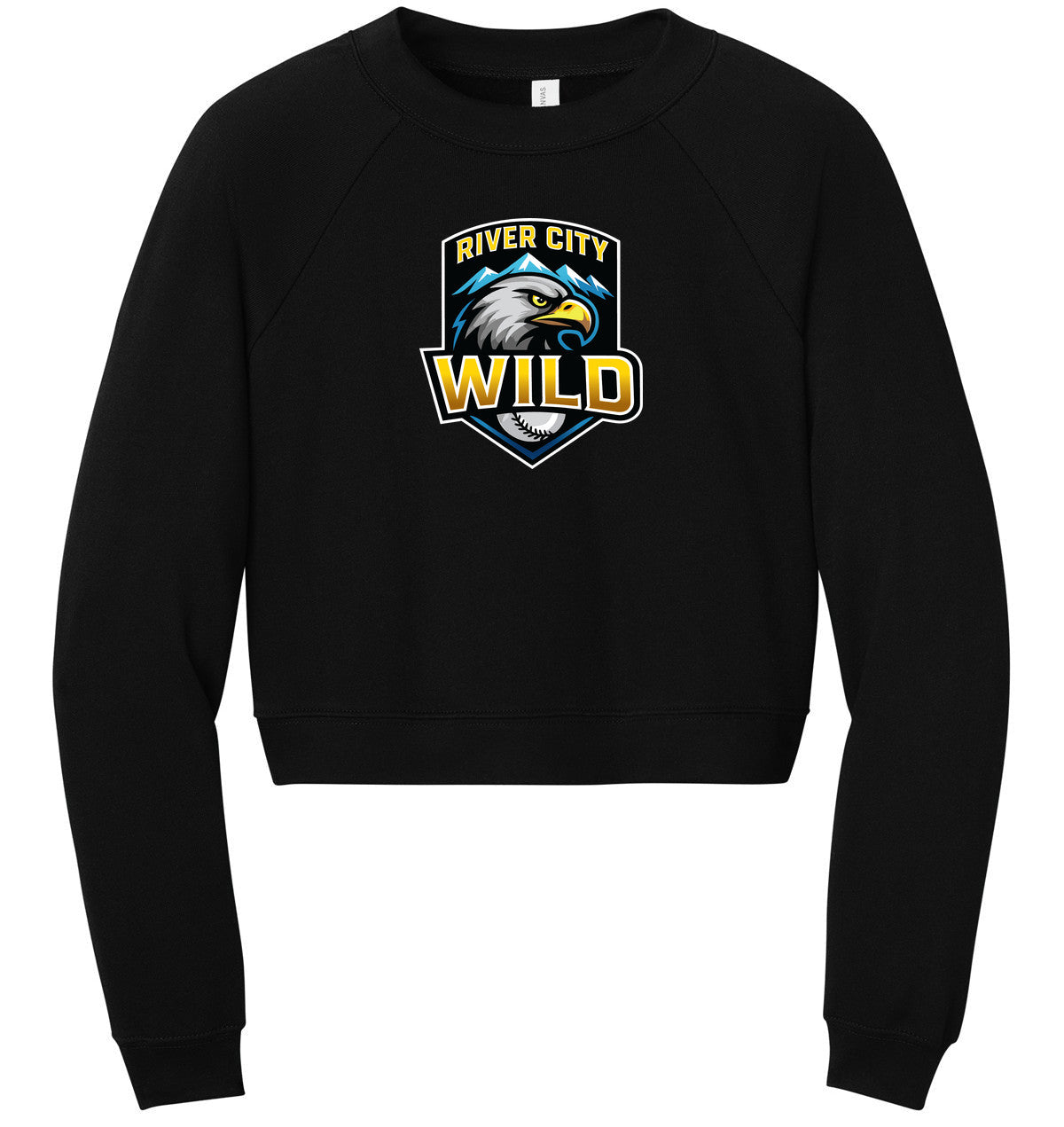 BELLA+CANVAS Women’s Raglan Sponge Fleece Crew