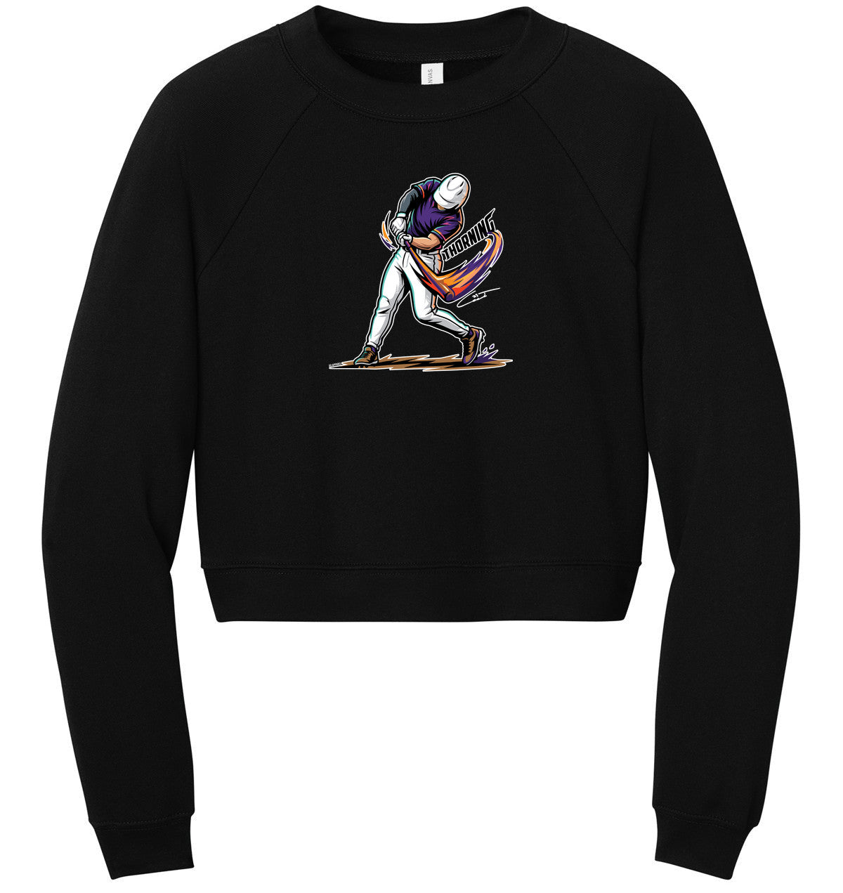 BELLA+CANVAS Women’s Raglan Sponge Fleece Crew