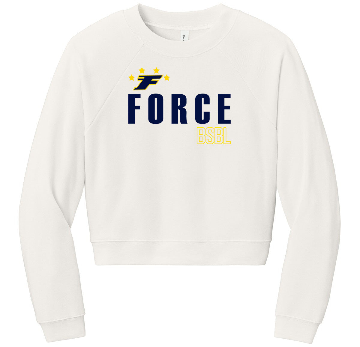 BELLA+CANVAS Women’s Raglan Sponge Fleece Crew
