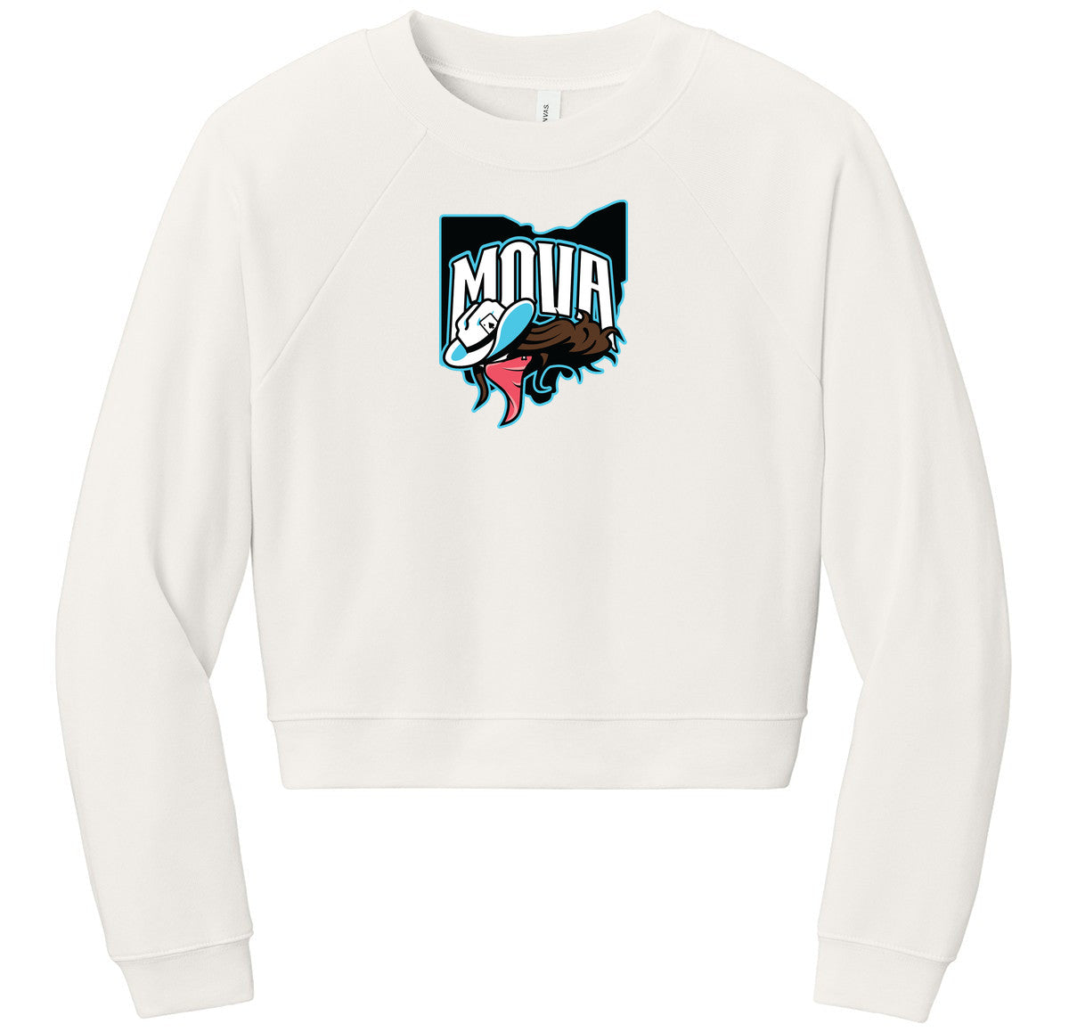 BELLA+CANVAS Women’s Raglan Sponge Fleece Crew