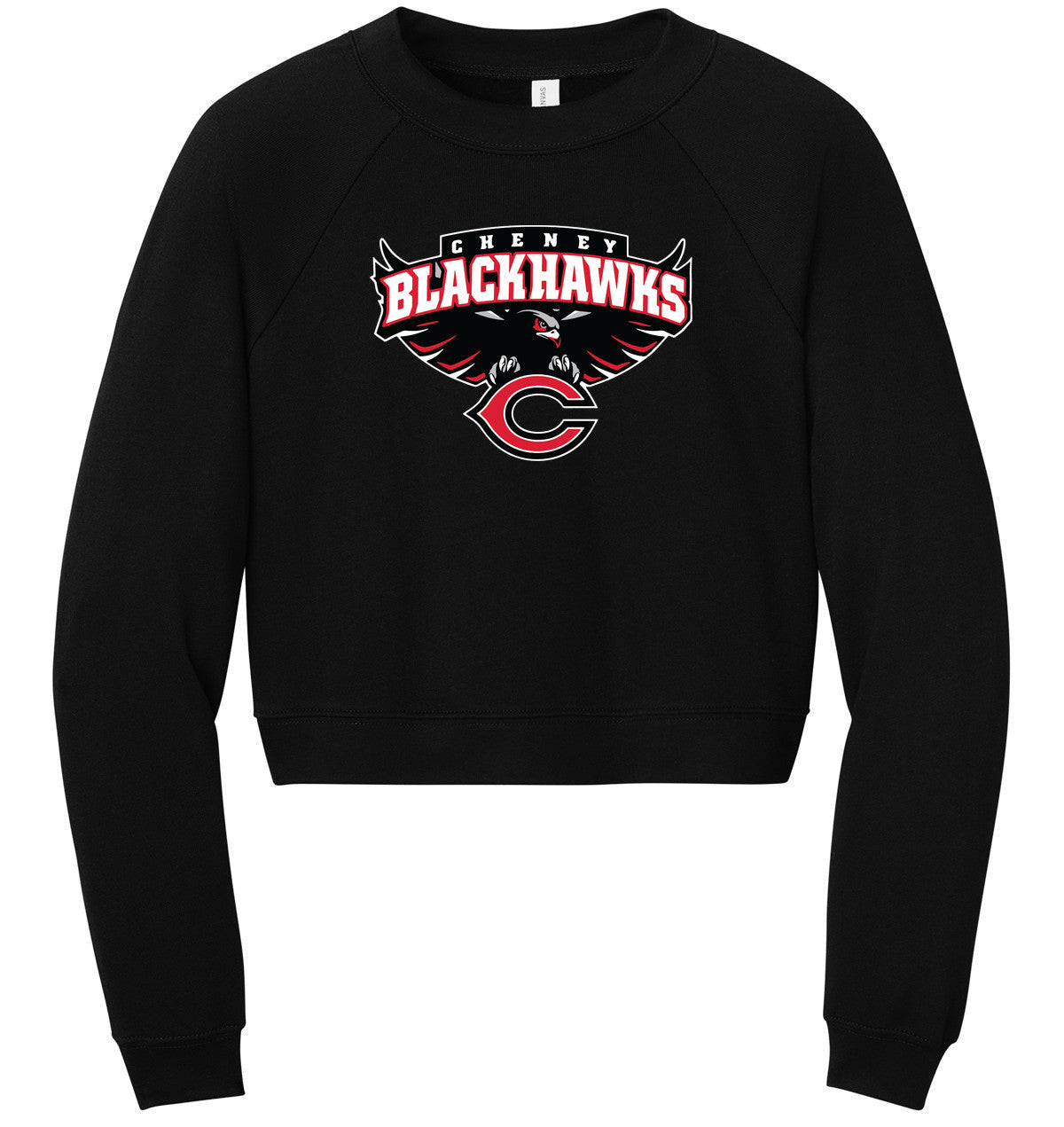BELLA+CANVAS Women’s Raglan Sponge Fleece Crew