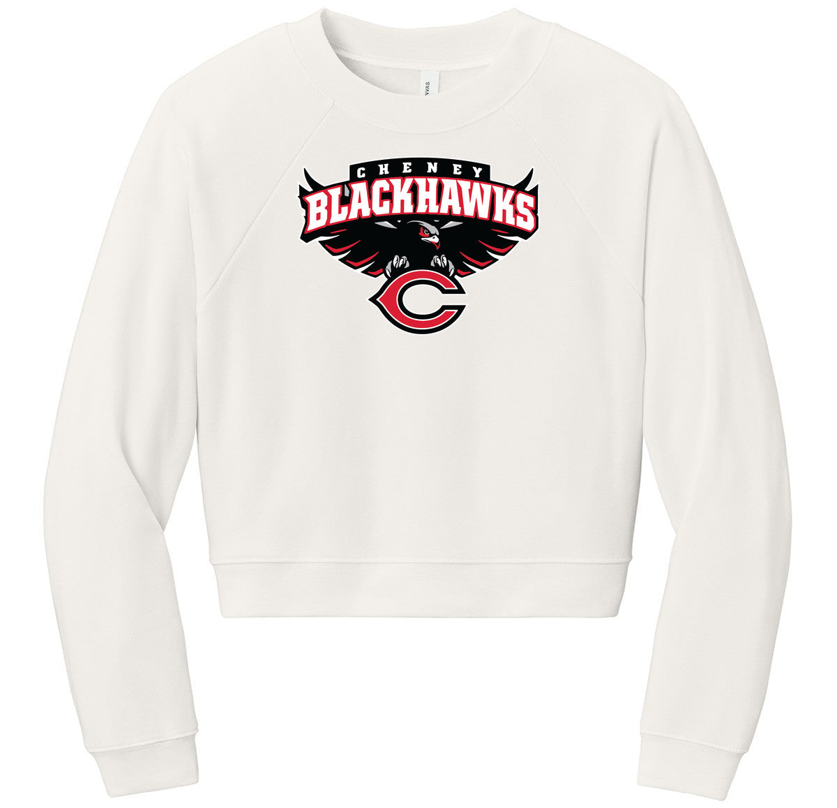 BELLA+CANVAS Women’s Raglan Sponge Fleece Crew
