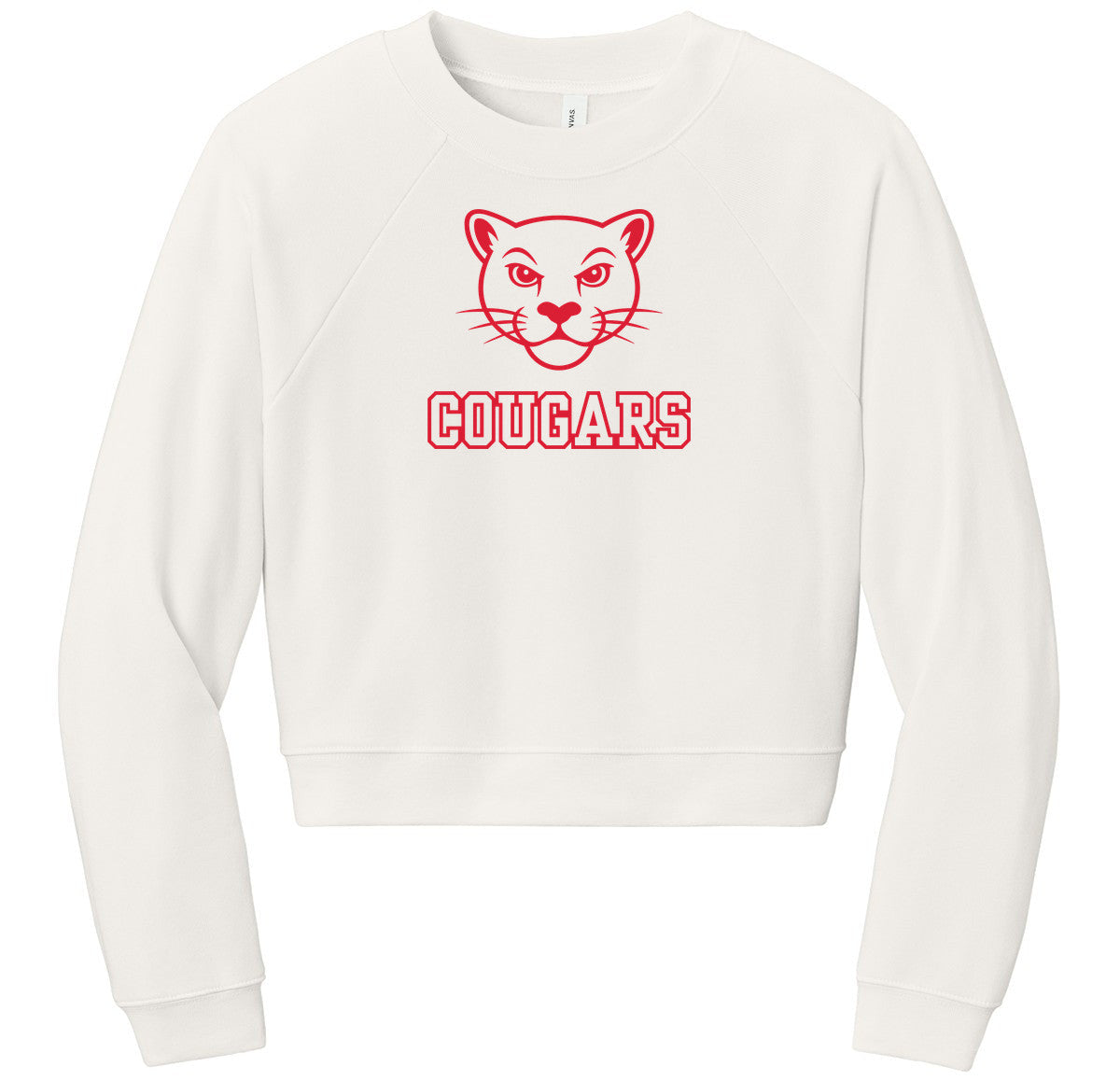 BELLA+CANVAS Women’s Raglan Sponge Fleece Crew
