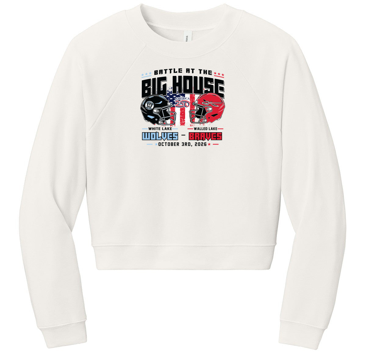 BELLA+CANVAS Women’s Raglan Sponge Fleece Crew