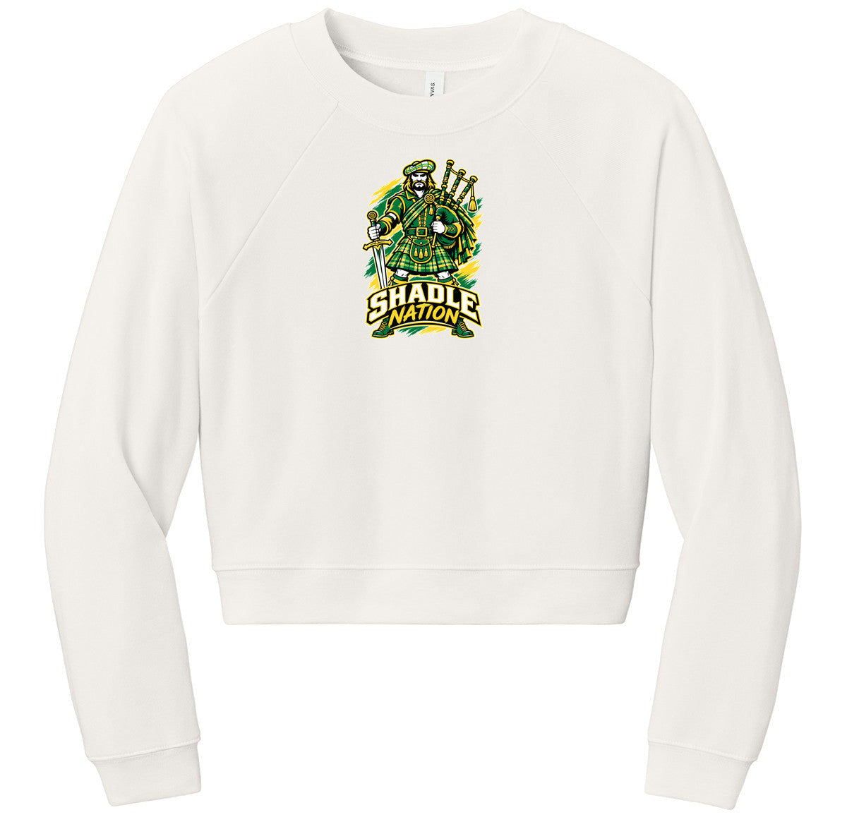BELLA+CANVAS Women’s Raglan Sponge Fleece Crew
