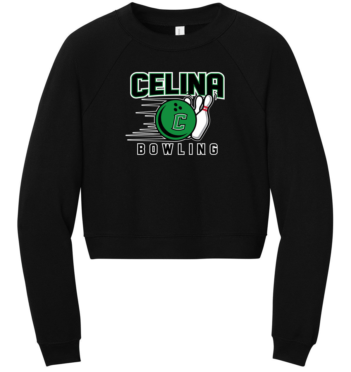 BELLA+CANVAS Women’s Raglan Sponge Fleece Crew