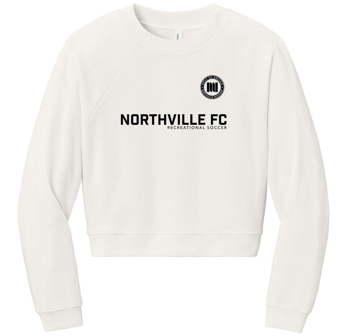 BELLA+CANVAS Women’s Raglan Sponge Fleece Crew