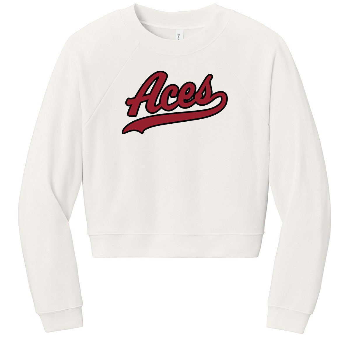 BELLA+CANVAS Women’s Raglan Sponge Fleece Crew