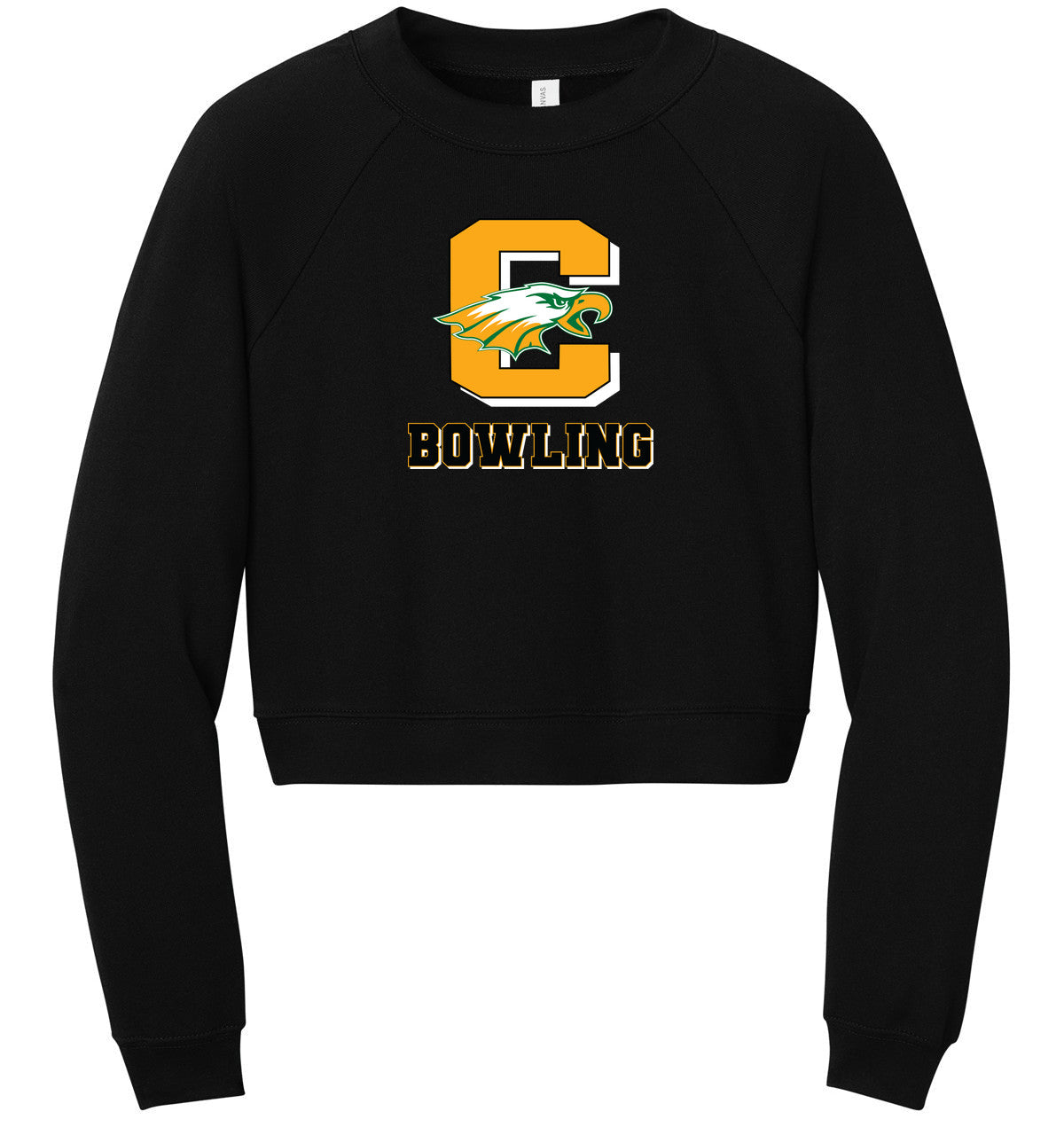 BELLA+CANVAS Women’s Raglan Sponge Fleece Crew