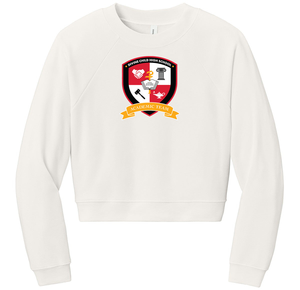 BELLA+CANVAS Women’s Raglan Sponge Fleece Crew