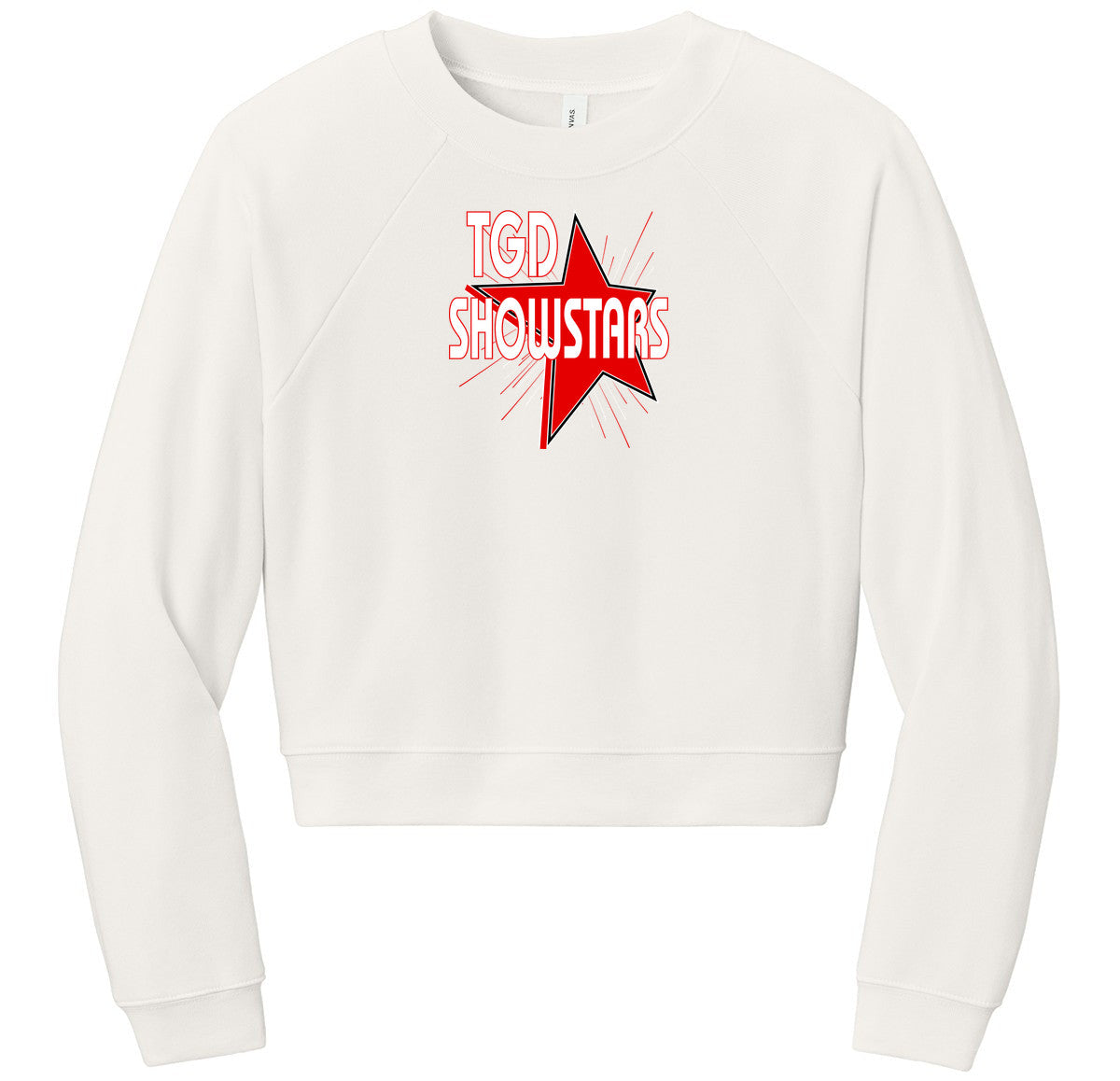 BELLA+CANVAS Women’s Raglan Sponge Fleece Crew
