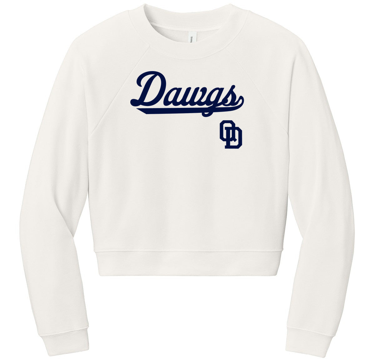 BELLA+CANVAS Women’s Raglan Sponge Fleece Crew