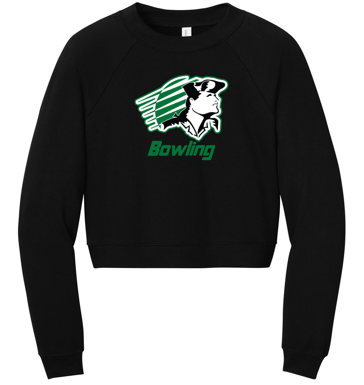 BELLA+CANVAS Women’s Raglan Sponge Fleece Crew