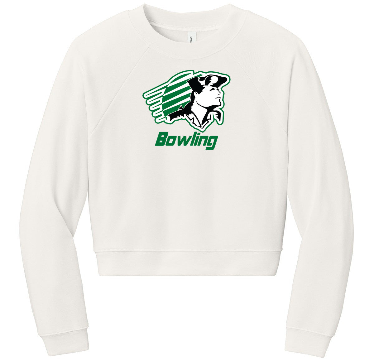 BELLA+CANVAS Women’s Raglan Sponge Fleece Crew