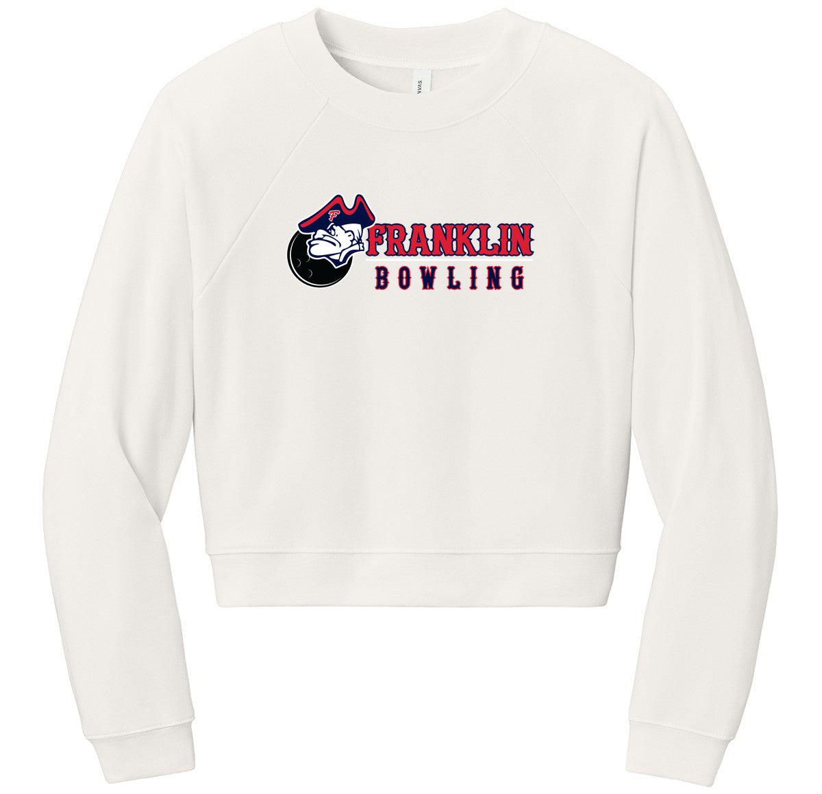 BELLA+CANVAS Women’s Raglan Sponge Fleece Crew