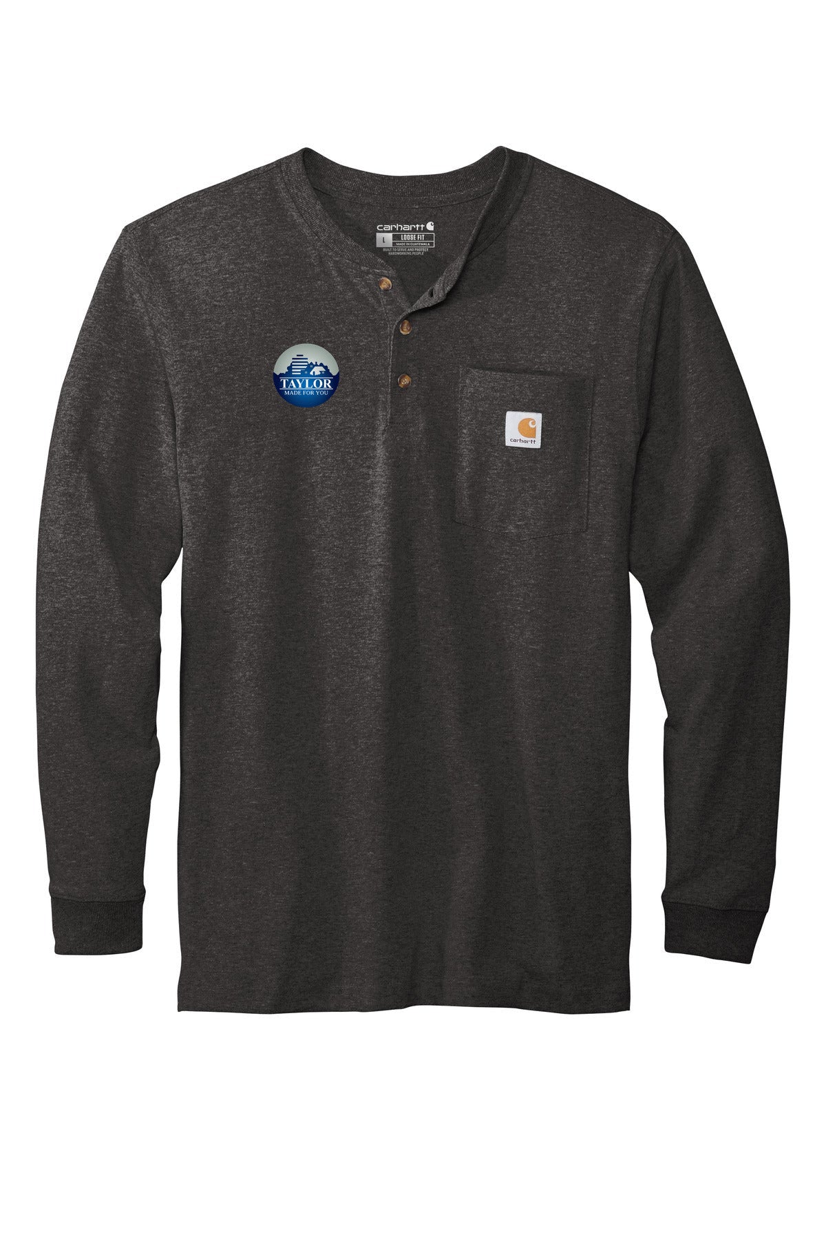 Carhartt Long Sleeve Henley T-Shirt CTK128